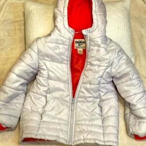 White puffy jacket